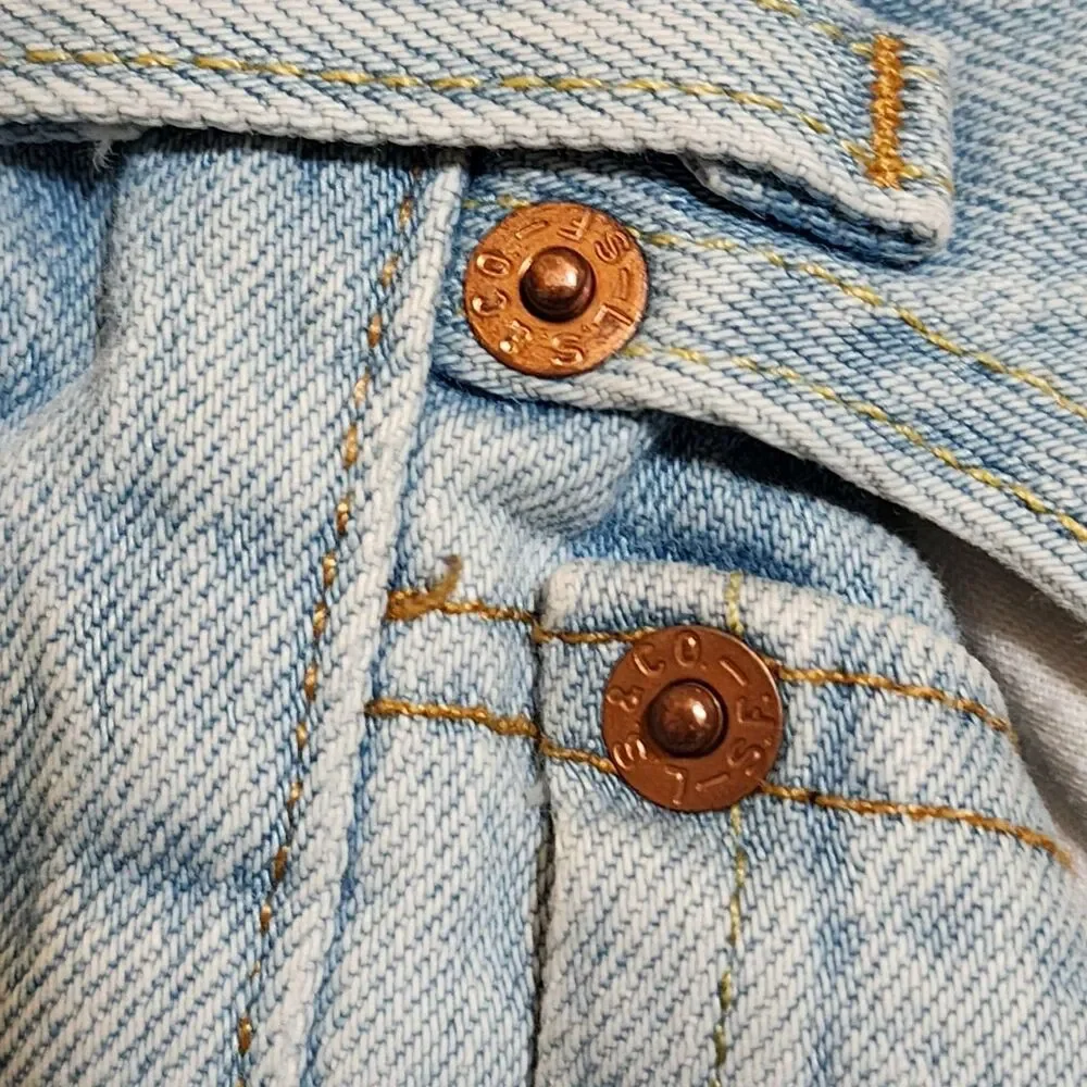 Levi's 501 XX Mens Straight Button-Fly Jeans 34/30 Blue Cotton-Blend 00501-3184 - Picture 7 of 16